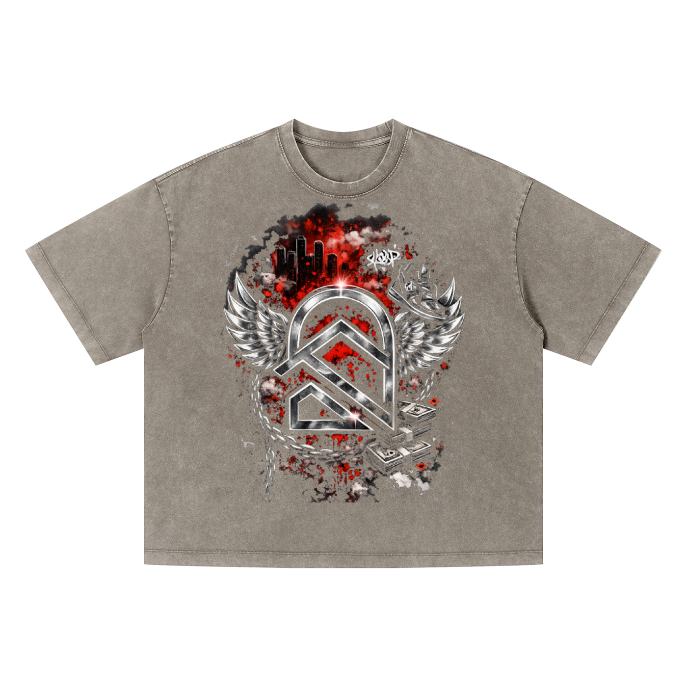Unisex Vintage Wash Boxy T-Shirt