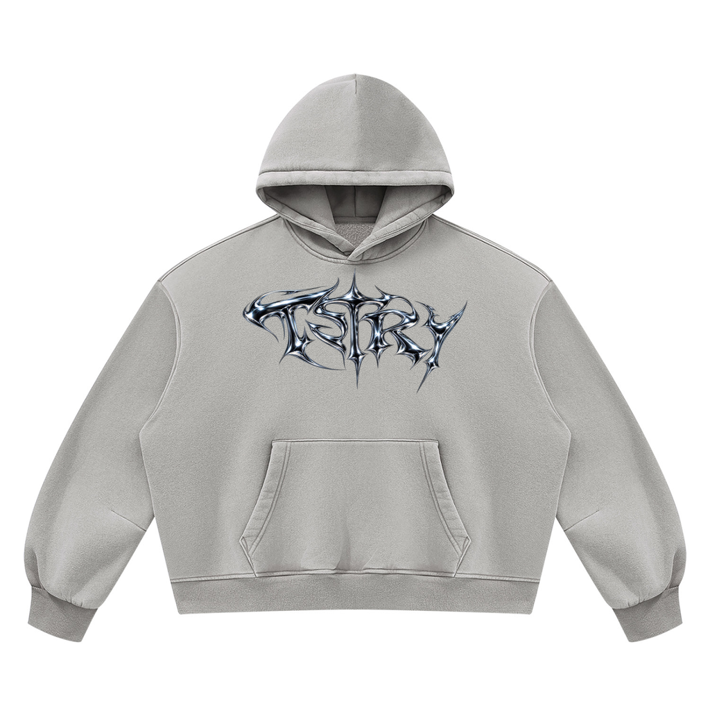 Unisex Vintage Wash Boxy Fleece Hoodie