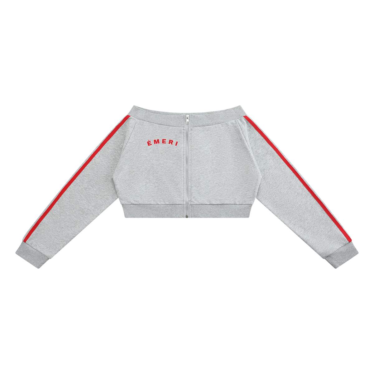 Women's Off-Shoulder Full Zip Hoodie