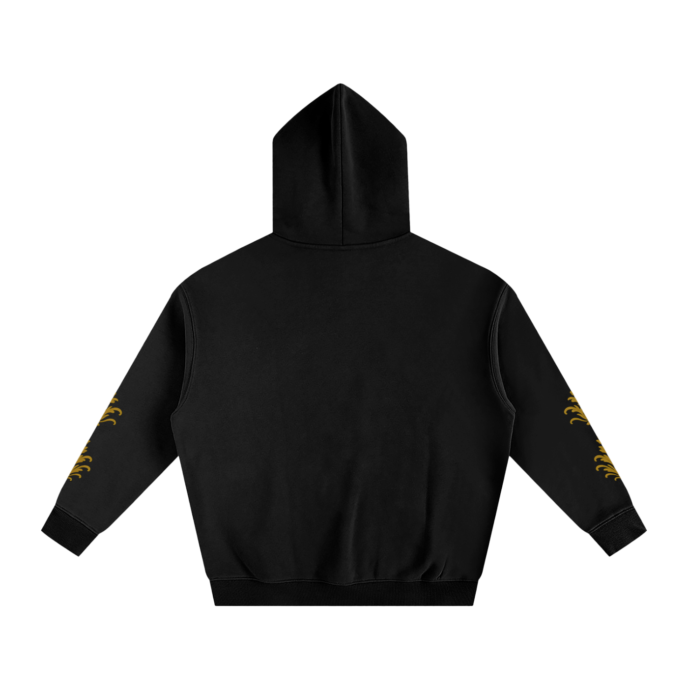 Oversize Fleeced Hoodie - Limited Black Edition
