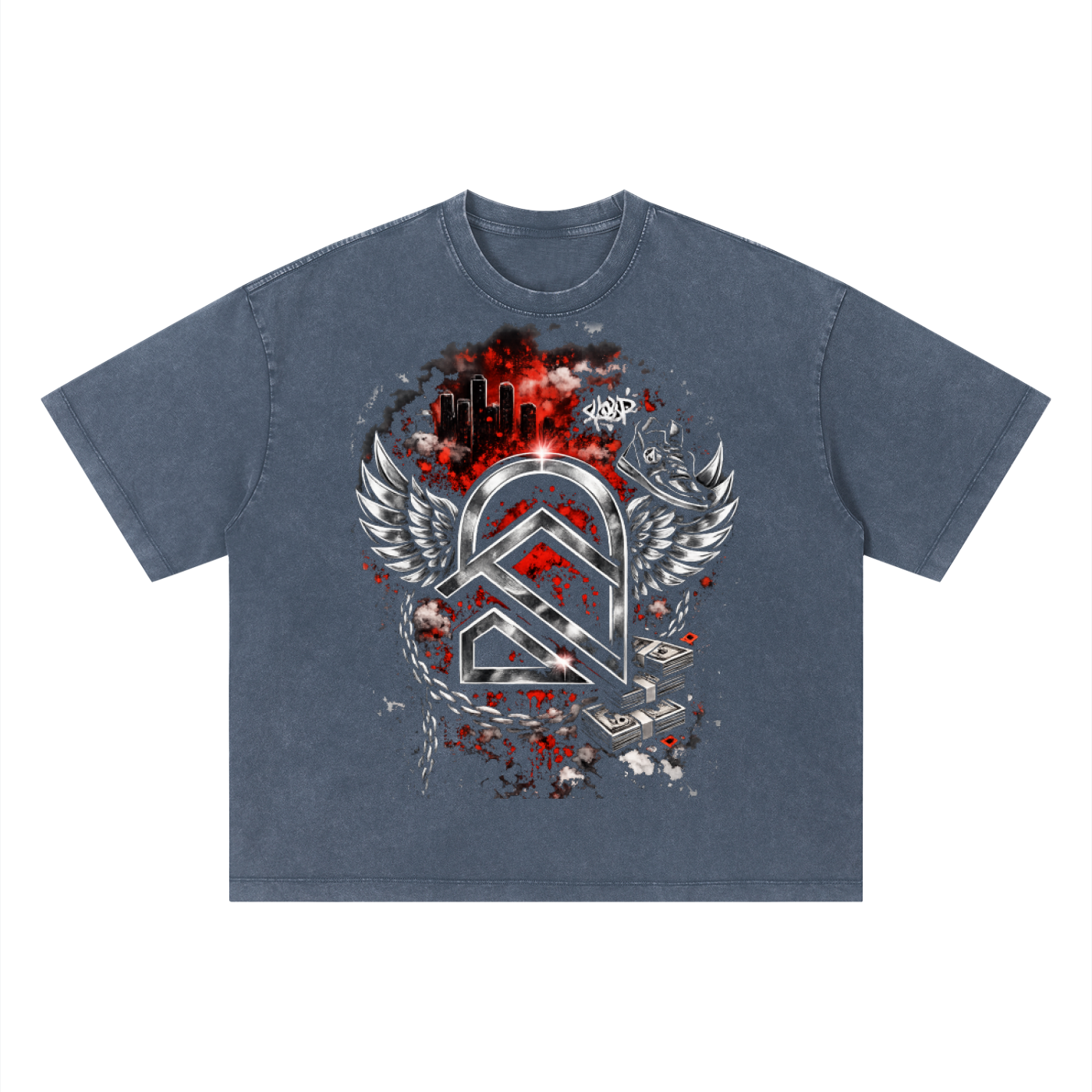 Unisex Vintage Wash Boxy T-Shirt