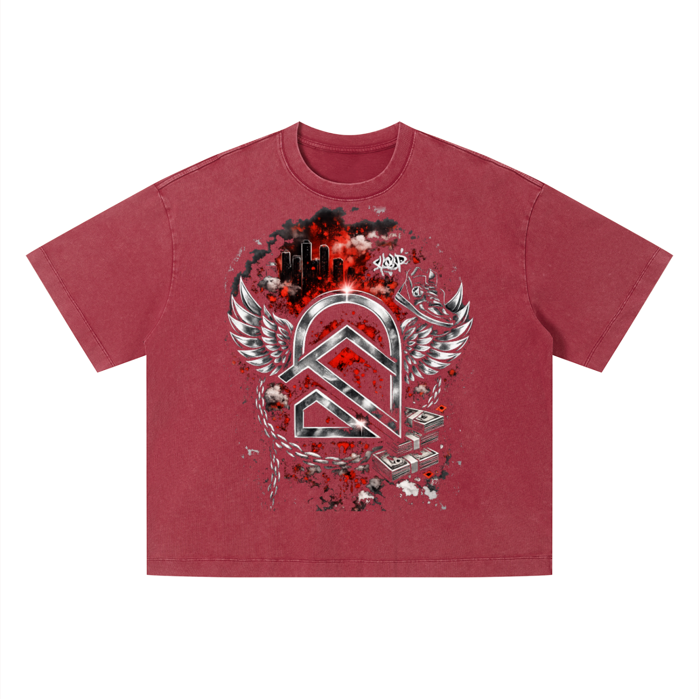 Unisex Vintage Wash Boxy T-Shirt
