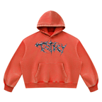 Unisex Vintage Wash Boxy Fleece Hoodie