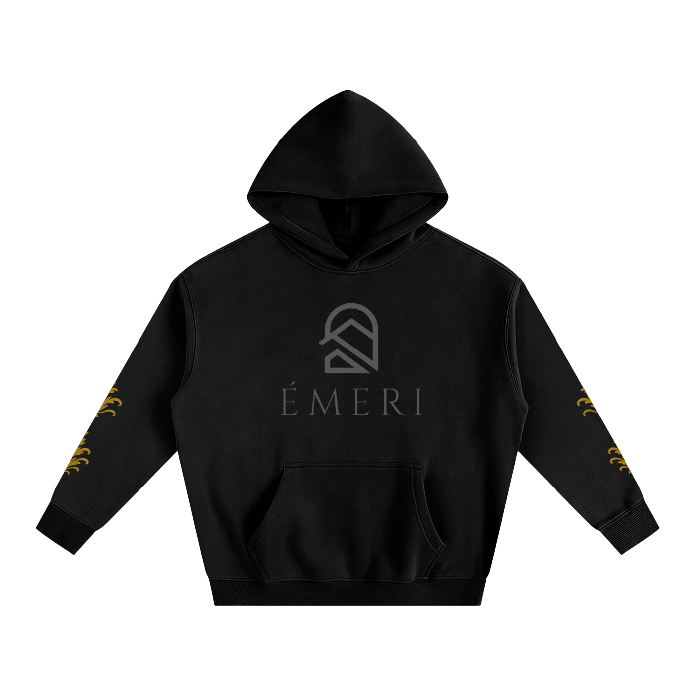 Oversize Fleeced Hoodie - Limited Black Edition