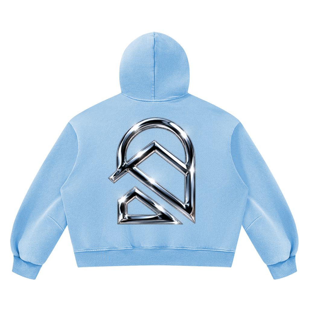 Unisex Vintage Wash Boxy Fleece Hoodie