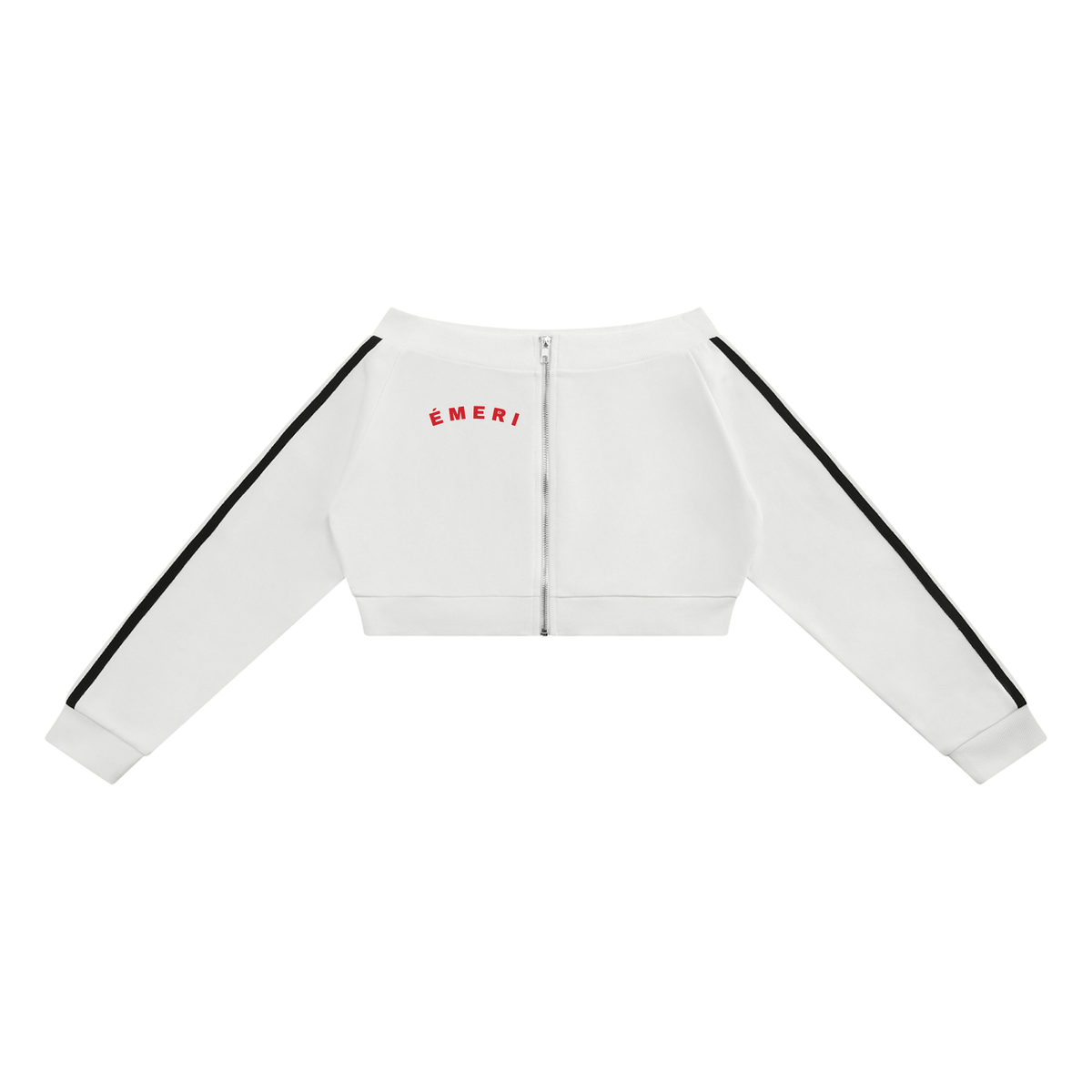 Women's Off-Shoulder Full Zip Hoodie