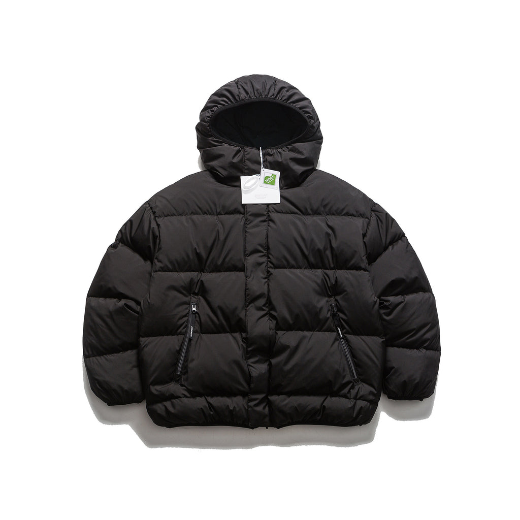 Émeri reversible Down Jacket  White Duck Down Waterproof Windproof Warm Hooded Puffer Coat K