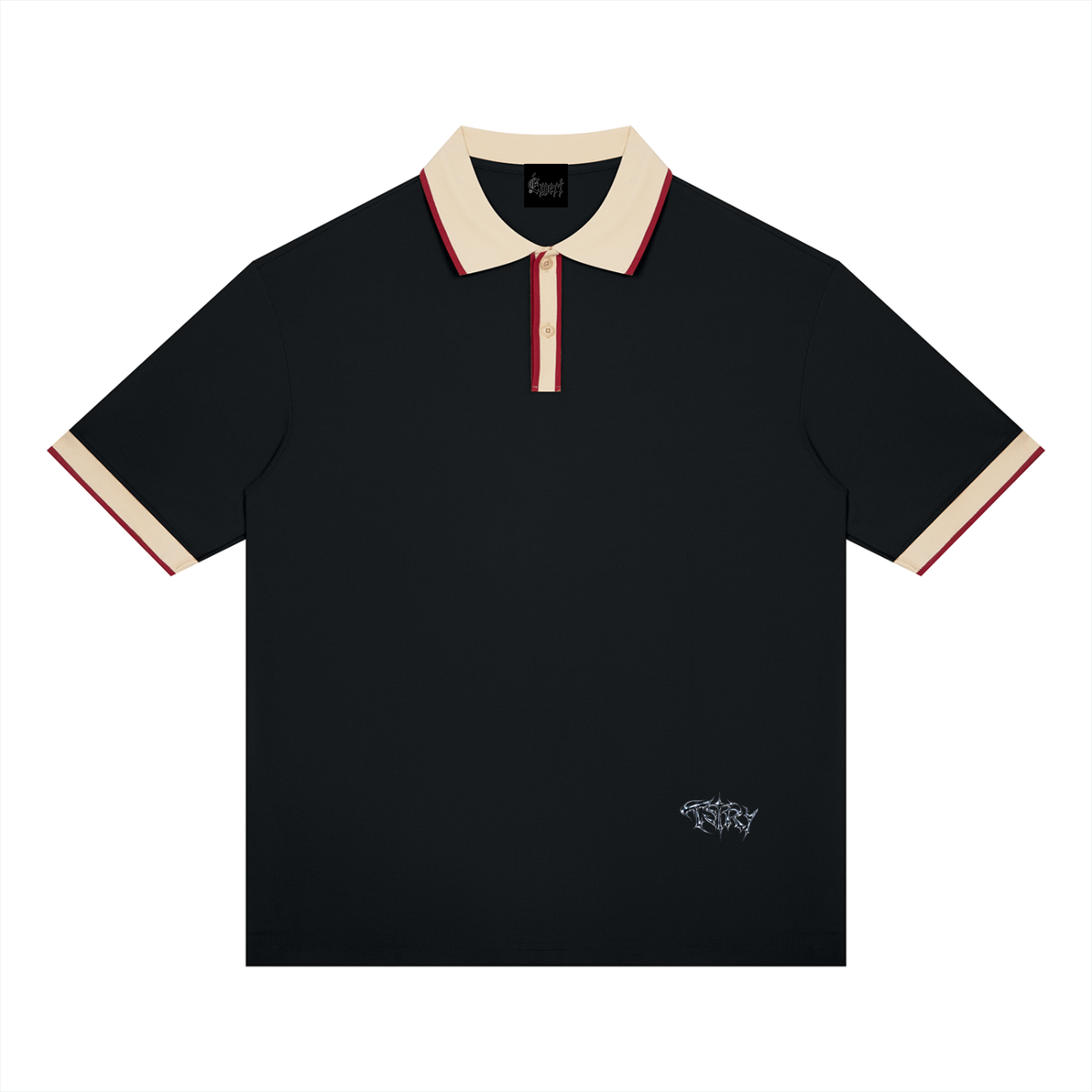 Black with Apricot