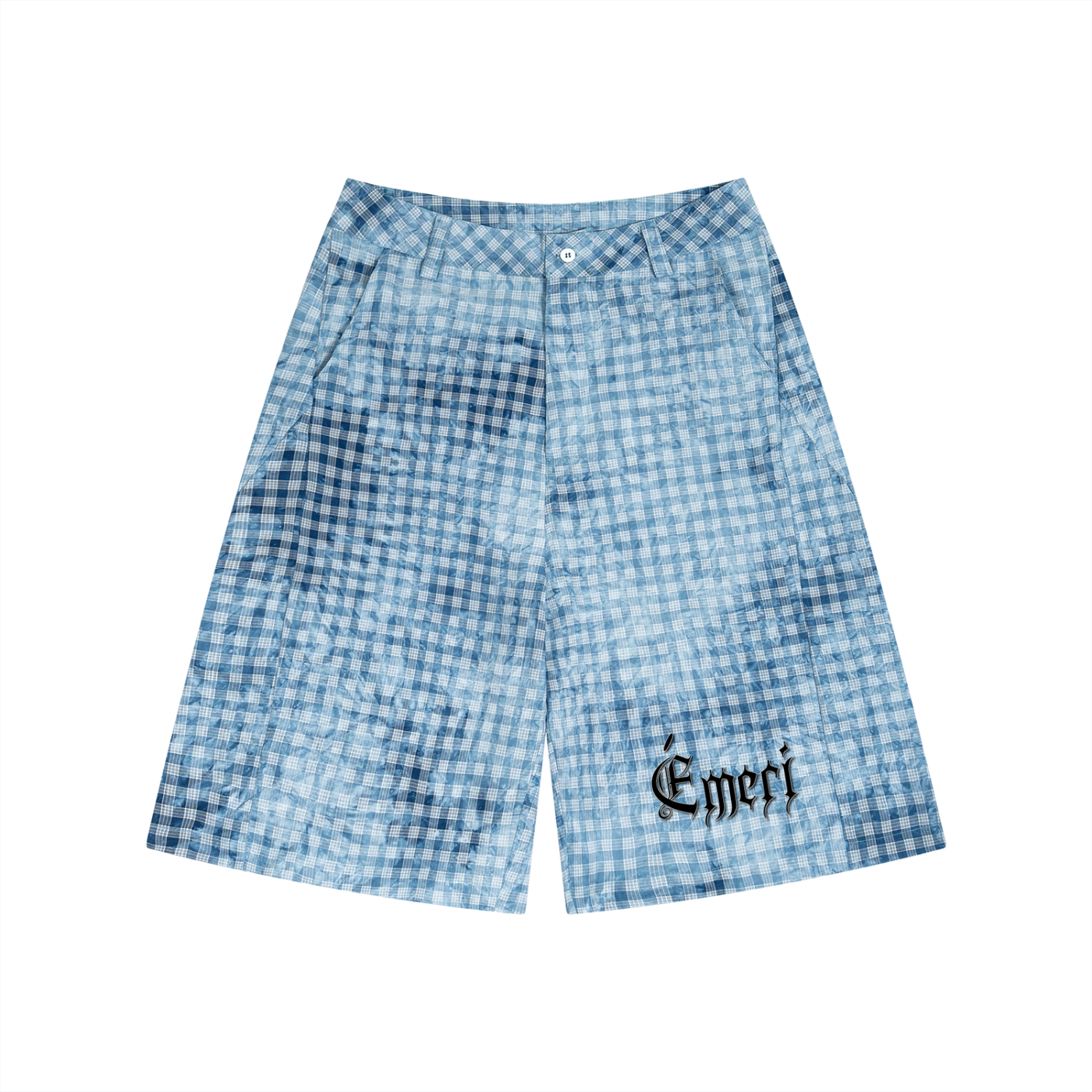 Vintage Wash Plaid Shorts