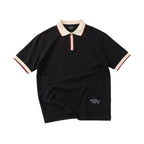 Unisex Color Block Polo Shirt With Chrome Émeri Logo