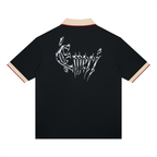 Black with Apricot