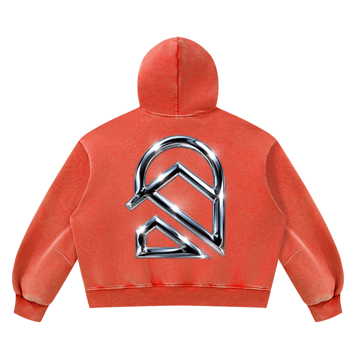 Unisex Vintage Wash Boxy Fleece Hoodie