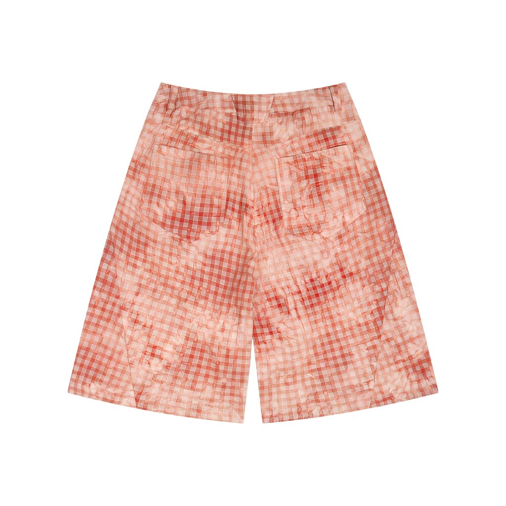 Vintage Wash Plaid Shorts