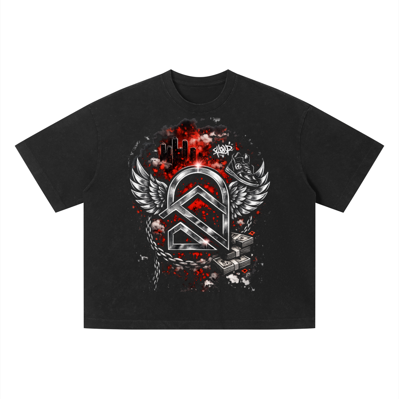 Unisex Vintage Wash Boxy T-Shirt