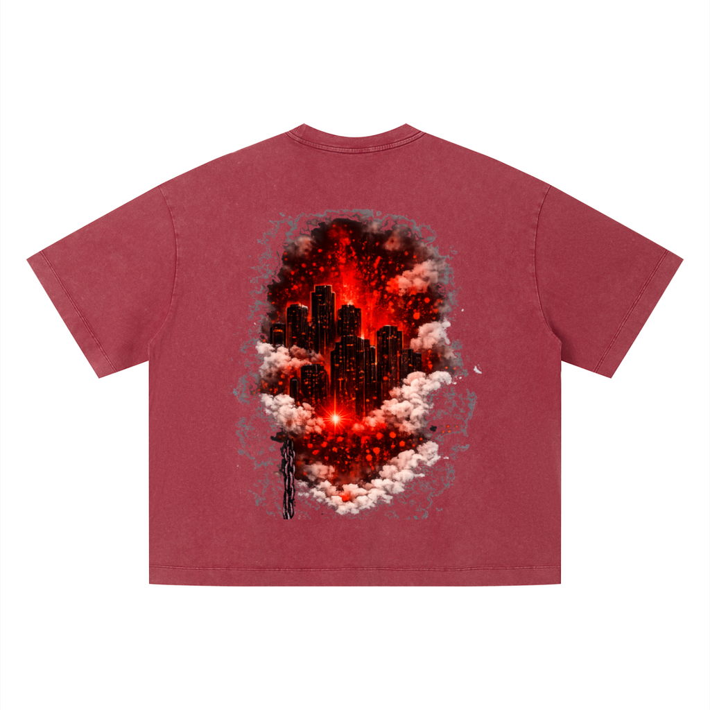Unisex Vintage Wash Boxy T-Shirt