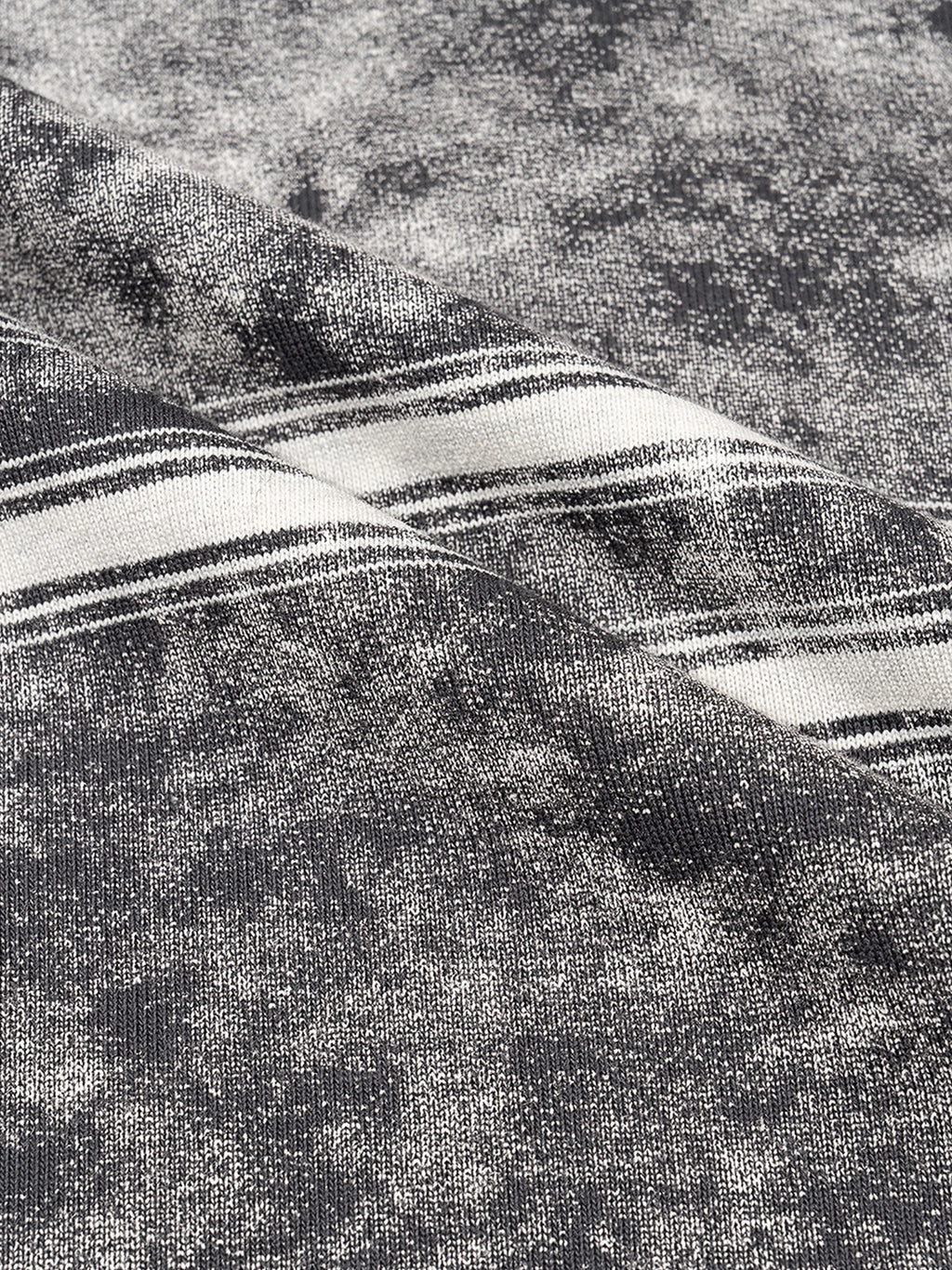 Snow Washed Striped Boxy Premium T-Shirt