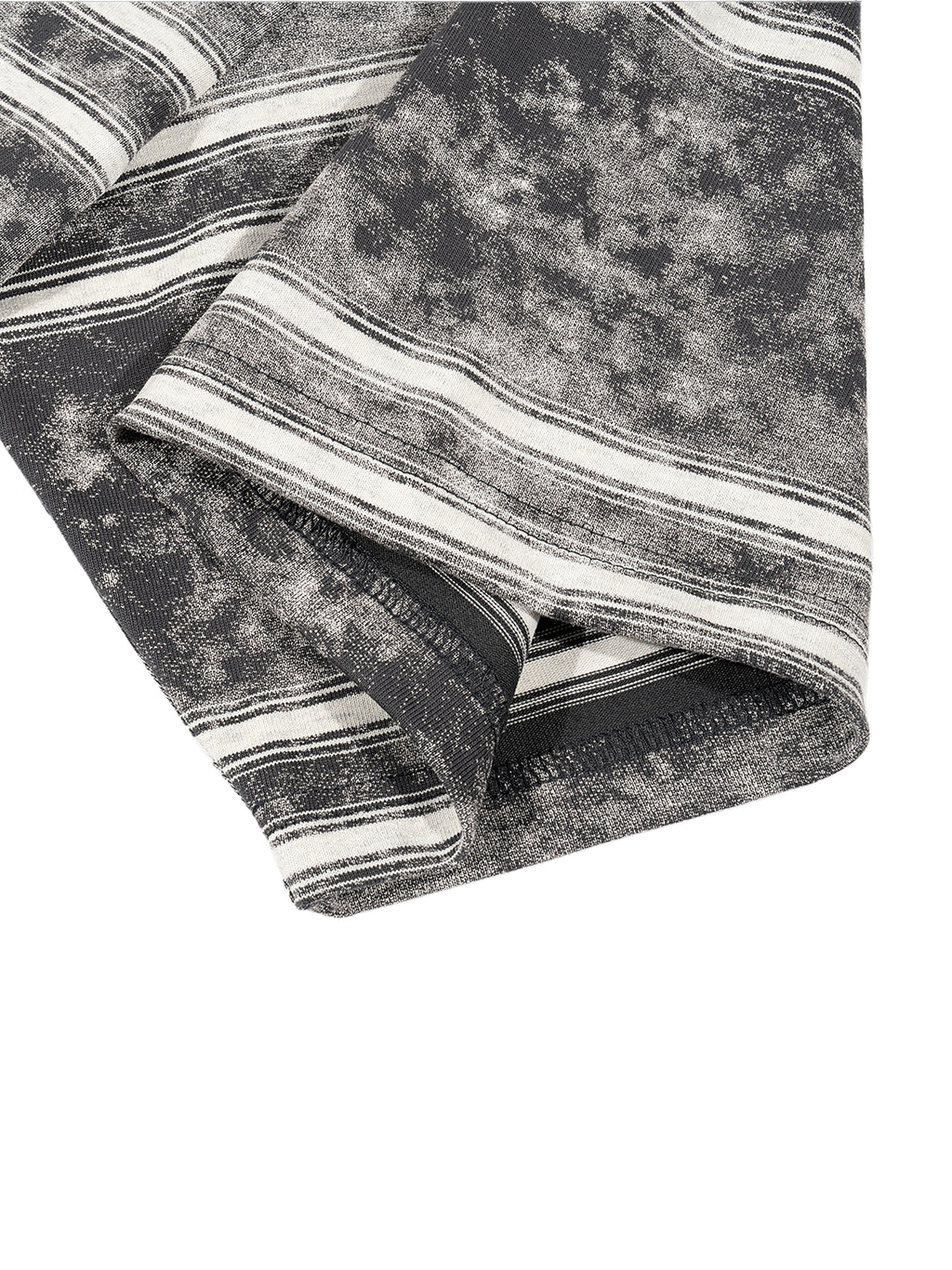 Snow Washed Striped Boxy Premium T-Shirt