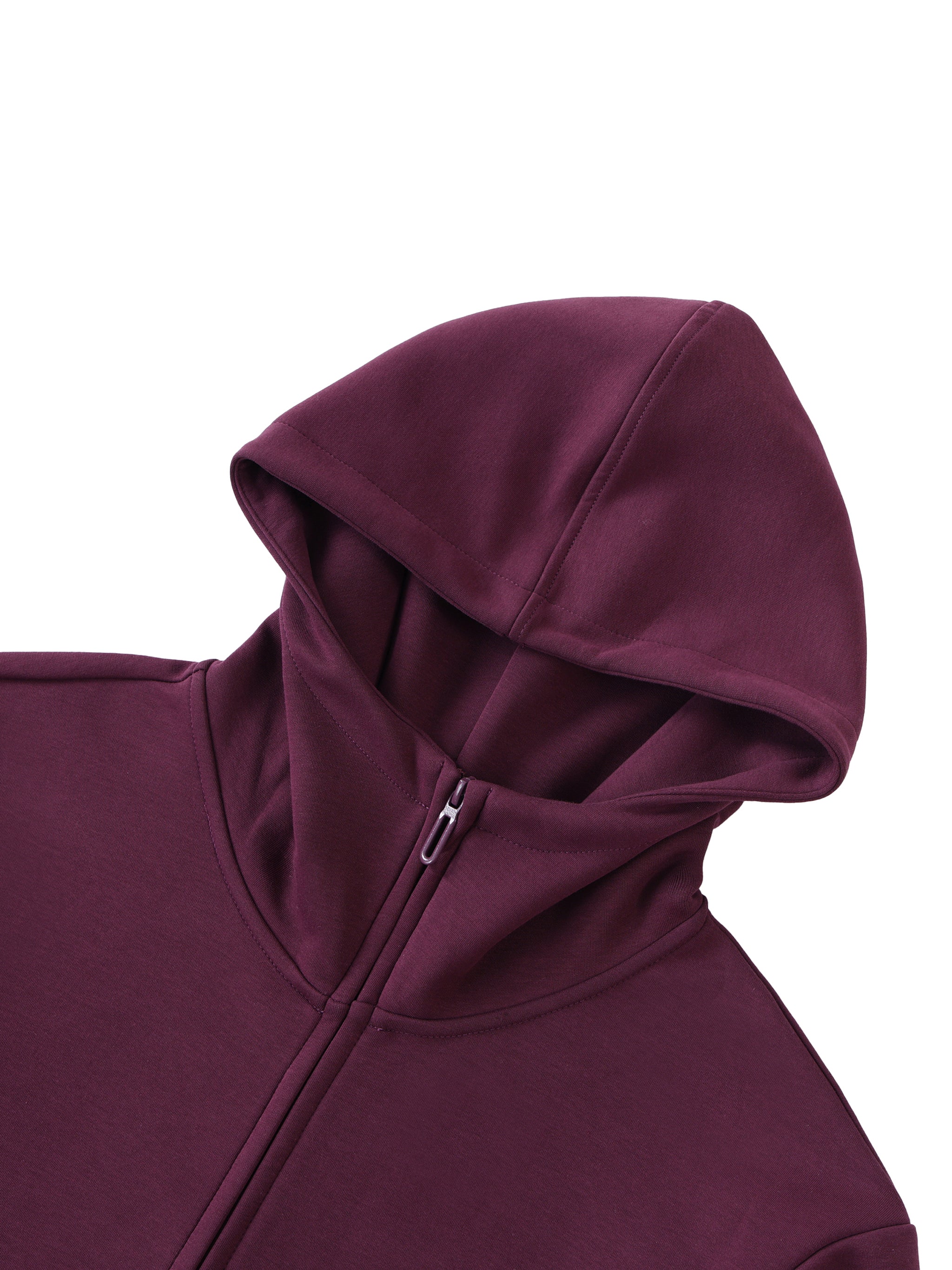 Essential Heavyweight High Neck  Zip-Up Hoodie, designed for unisex