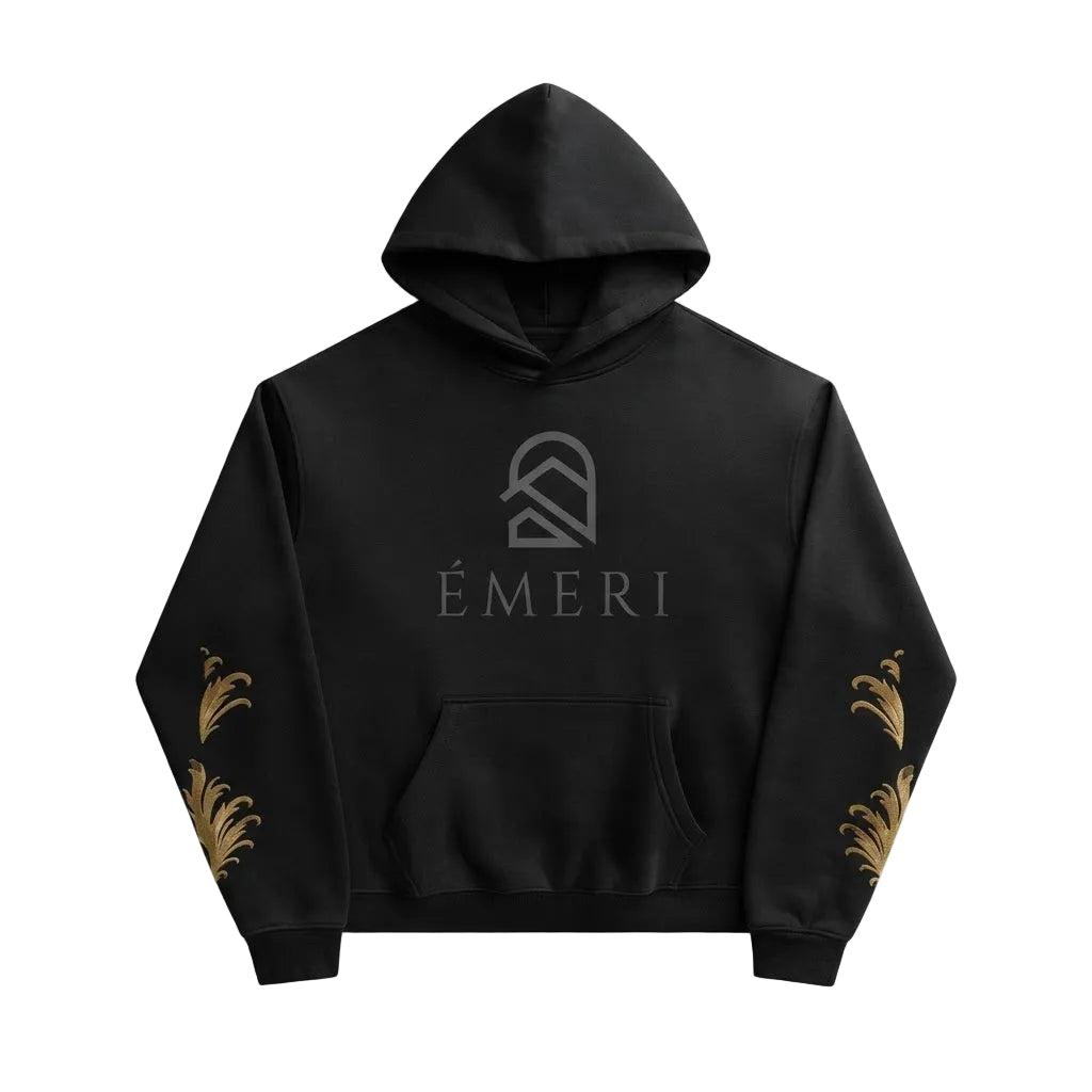 Oversize Fleeced Hoodie - Limited Black Edition