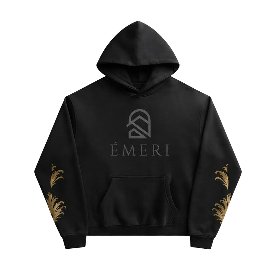 Oversize Fleeced Hoodie - Limited Black Edition
