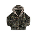 Fur-Collar Hooded Cotton Coat  Short Length Warm and Thick Outerwear - Special Product