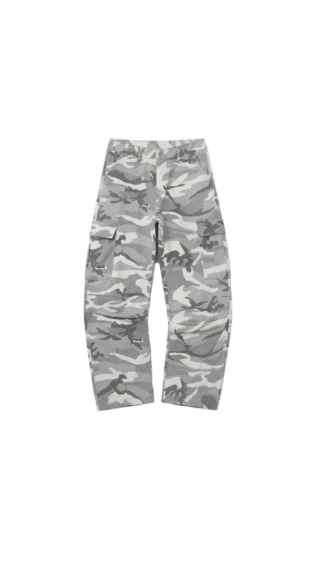 Camouflage Cargo Jeans with Pockets