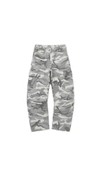 Camouflage Cargo Jeans with Pockets