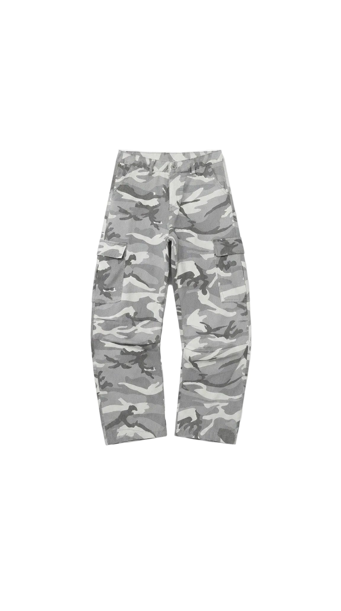 Camouflage Cargo Jeans with Pockets