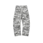 Camouflage Cargo Jeans with Pockets